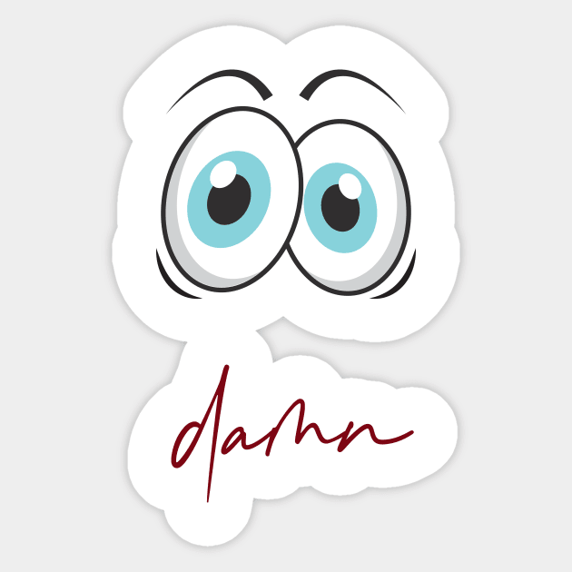 Bouh Bah Collection | damn Sticker by Arlette